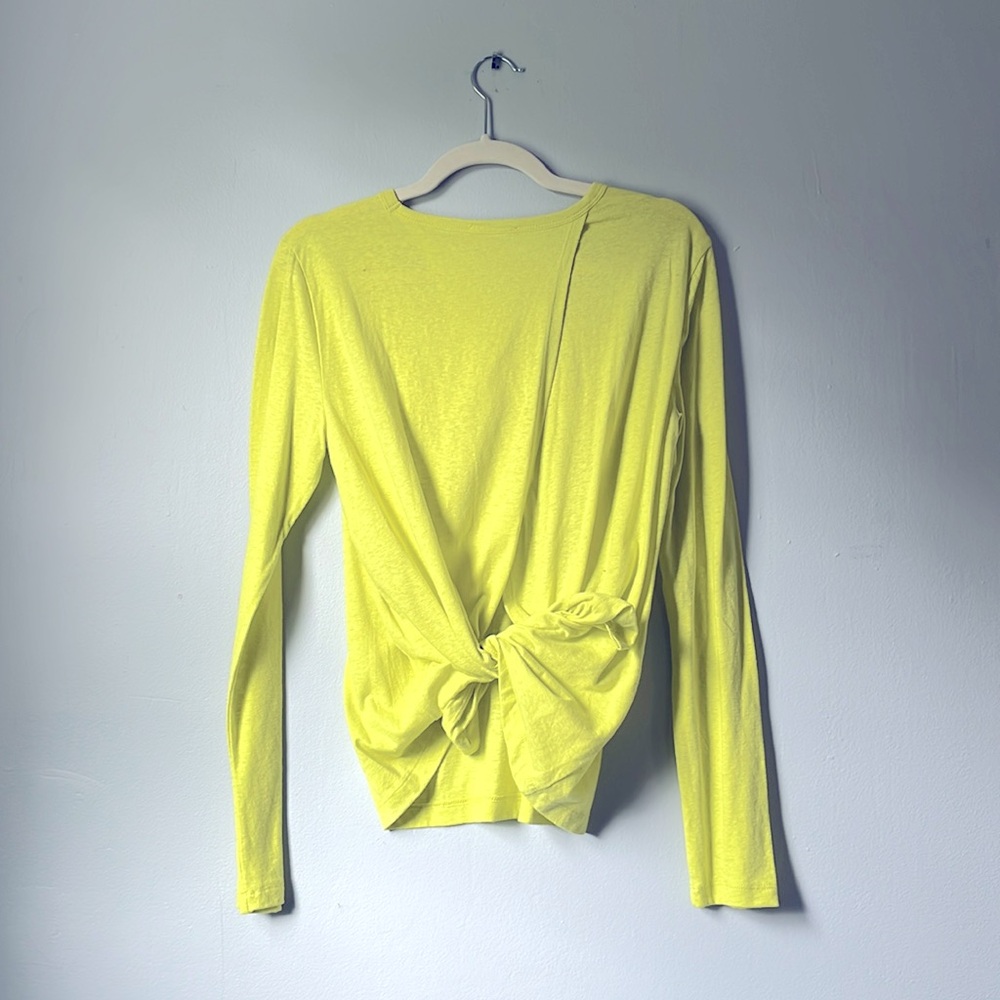 JCrew (back tie-up) long-sleeve T-shirt